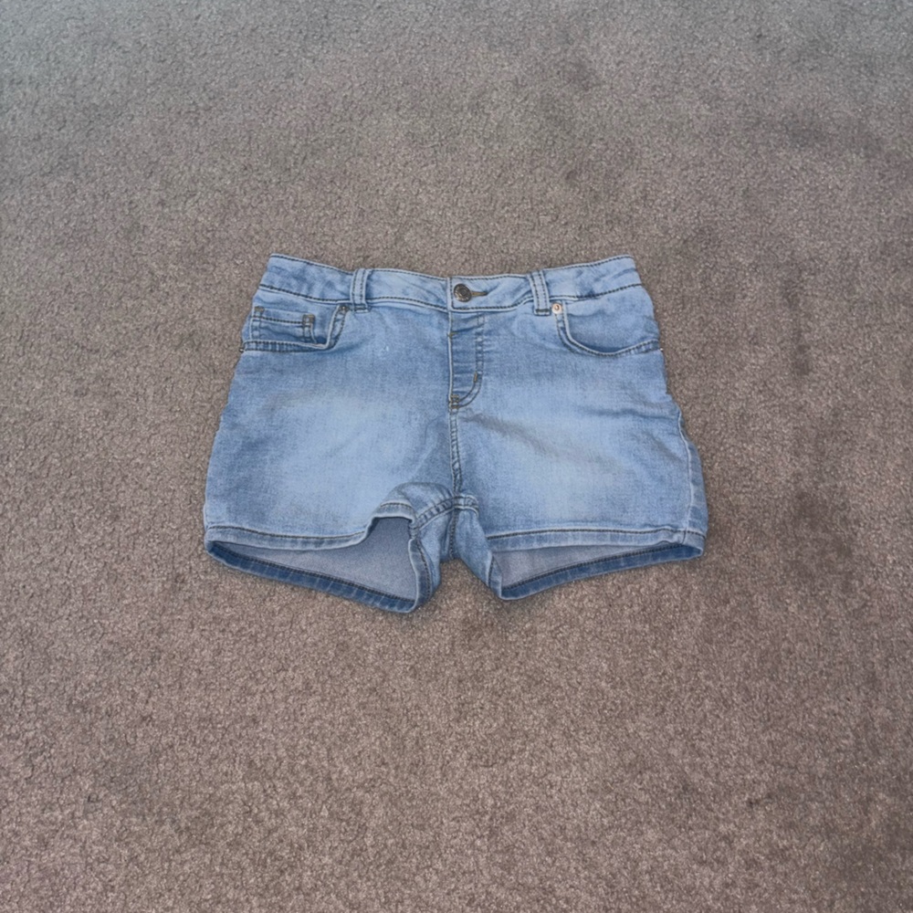 Cat & Jack Blue Jean Shorts Distressed Cut-Off Style